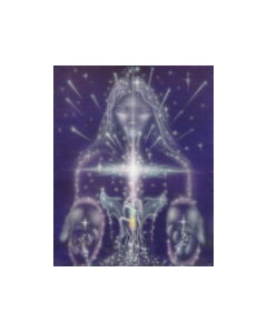 Awakening Your Divine Ba art | 5x7 Laminated Print | Dolphin Star Temple